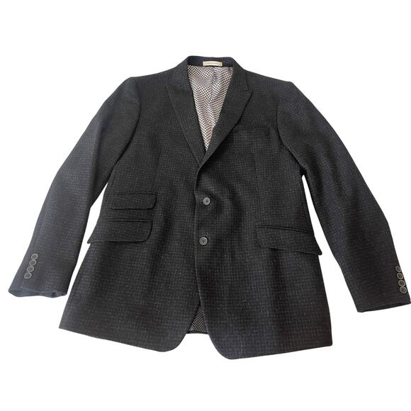 JOE Joseph Abboud 100% Wool Sports Coat Jacket 48L 48 Long Slim Fit - Picture 1 of 9
